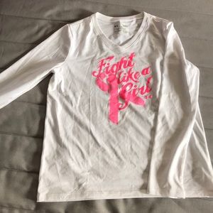 Youth large under armor long sleeve shirt NWOT
